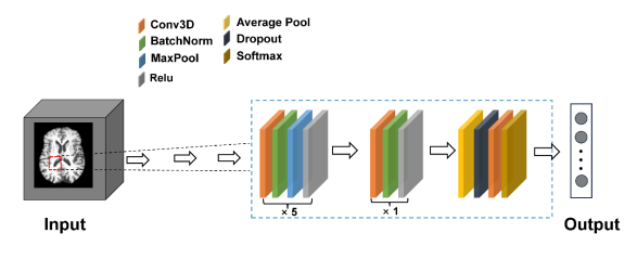 图3基于深度学习的SFCN脑龄模型框架